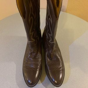 Nacona Brown Leather Western Boot